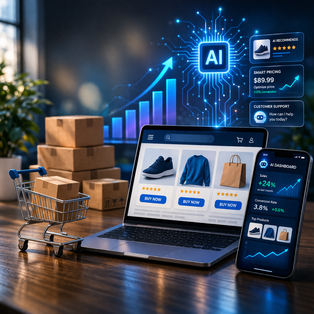 منصة السوق الإلكتروني بمحرك بحث ذكي (AI Search)